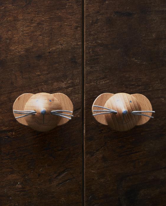 PACK OF KIDS' MOUSE DOOR KNOBS (PACK OF 2)