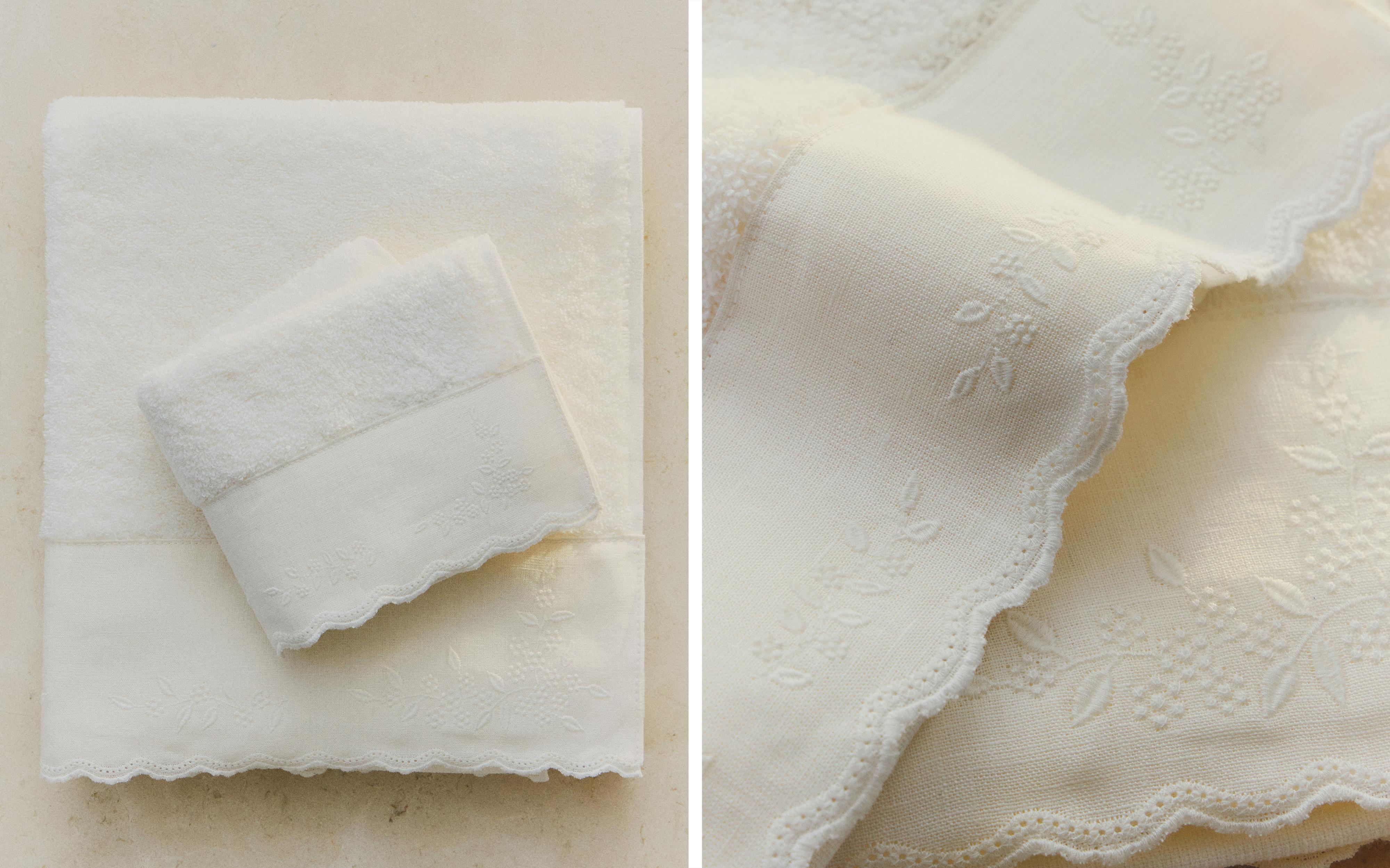 BATH TOWEL WITH LINEN BORDER product thumbnail 10