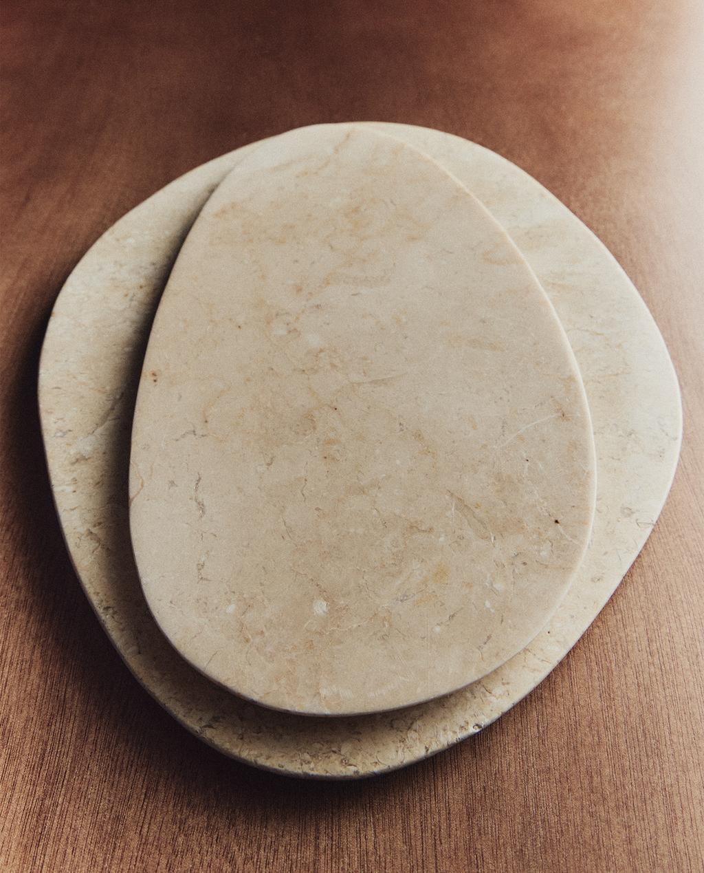 DEKORATİF MERMER TEPSİ