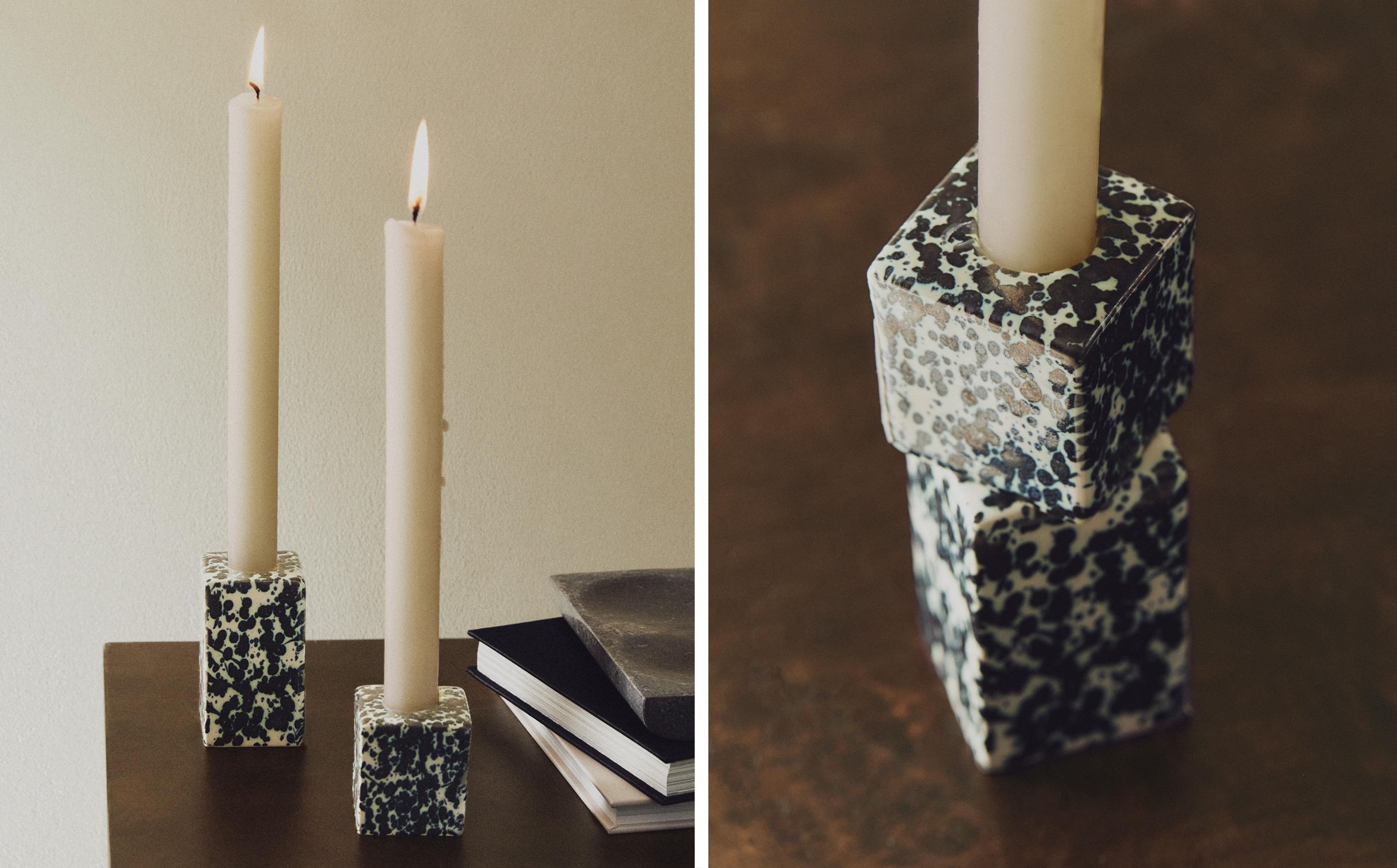 ZARA HOME キャンドルホルダー　2点セット キャンドルスティックとキャンドルホルダー | Zara Home 日本/Japan