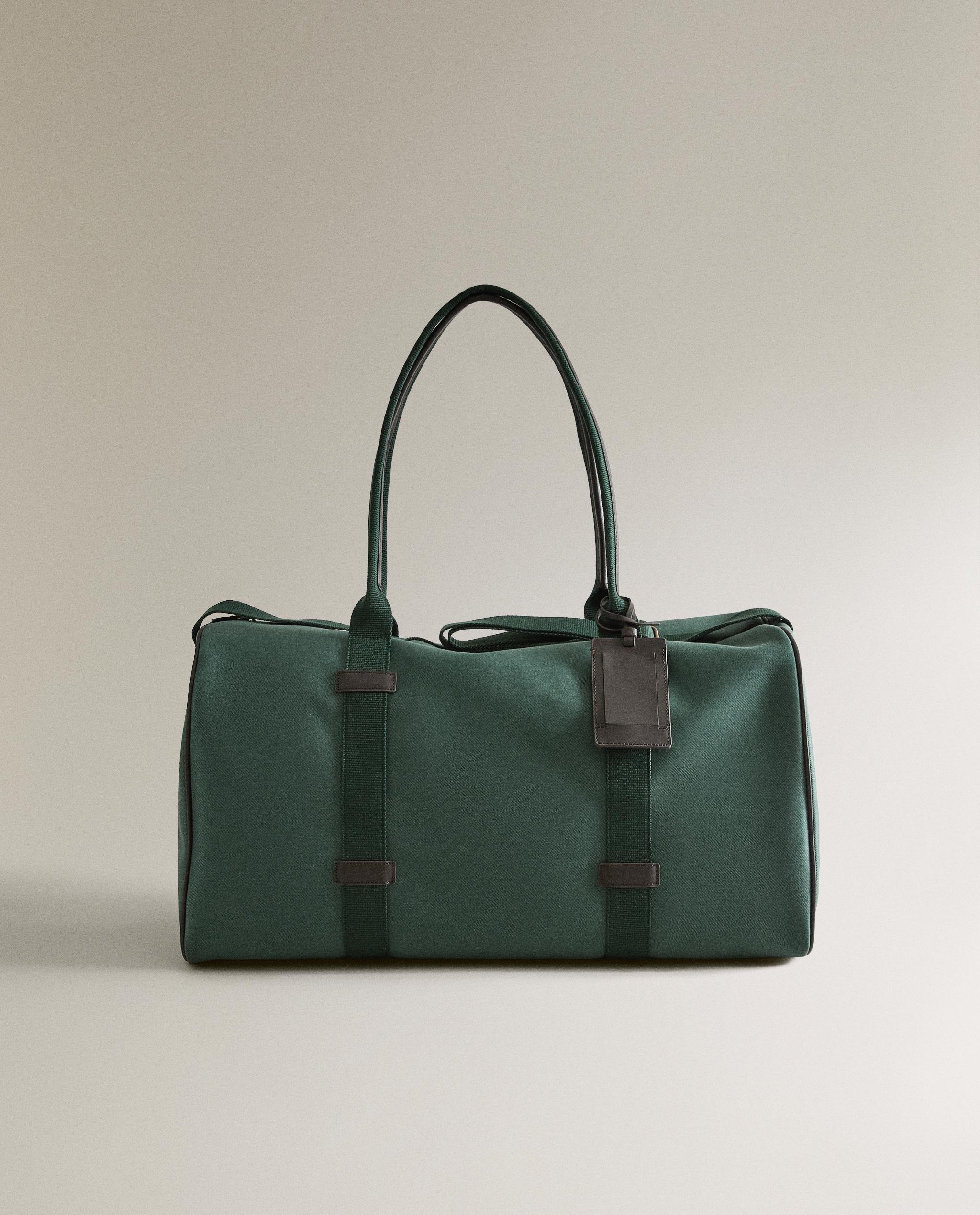 コットン＆レザー トラベルバッグ | Zara Home 日本/Japan