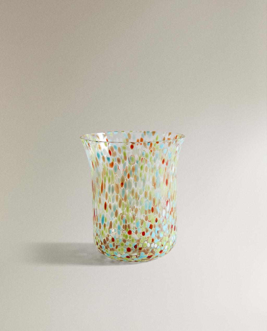 멀티컬러 유리컵