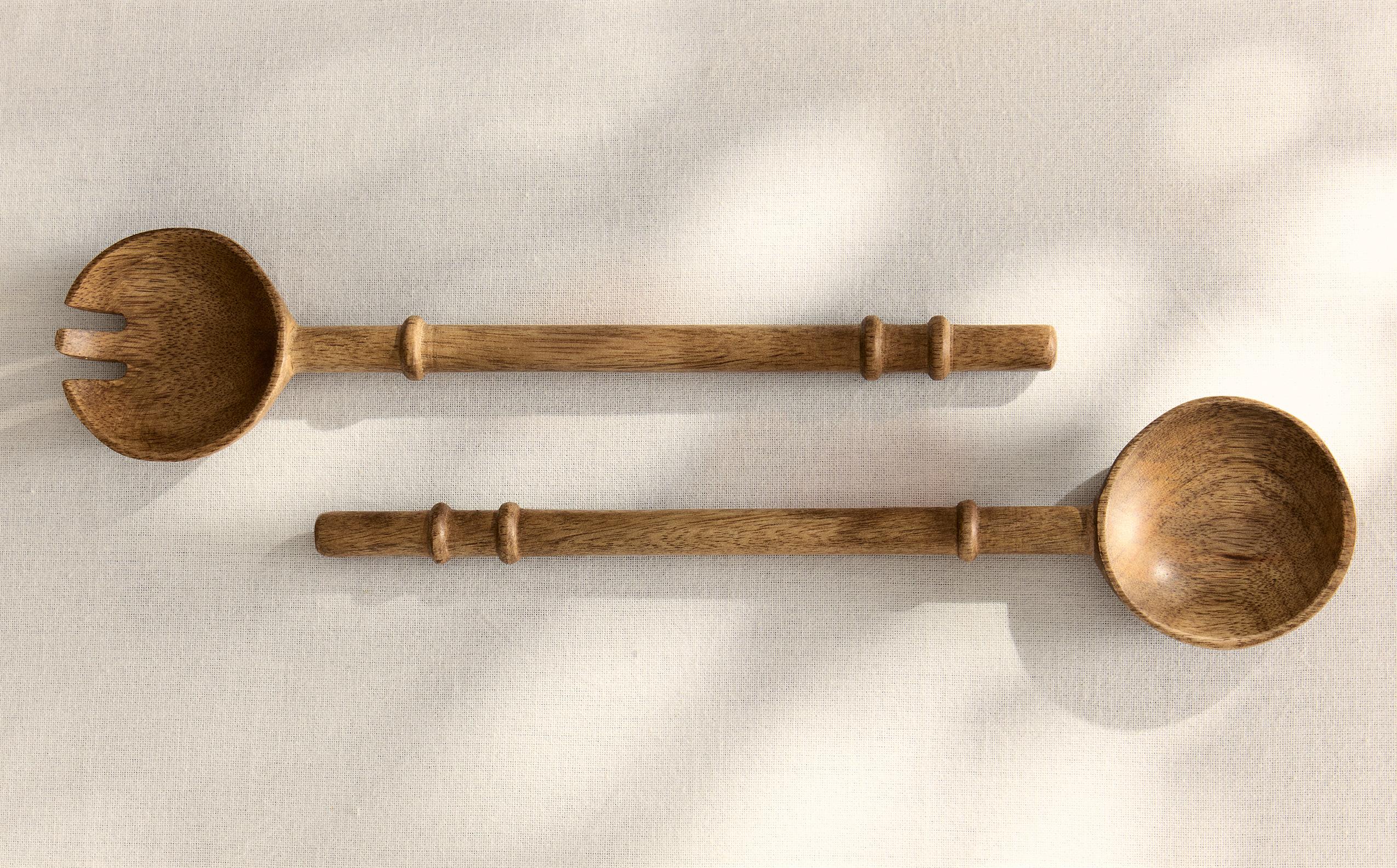 WOODEN SALAD CUTLERY SET (SET OF 2) product thumbnail 8