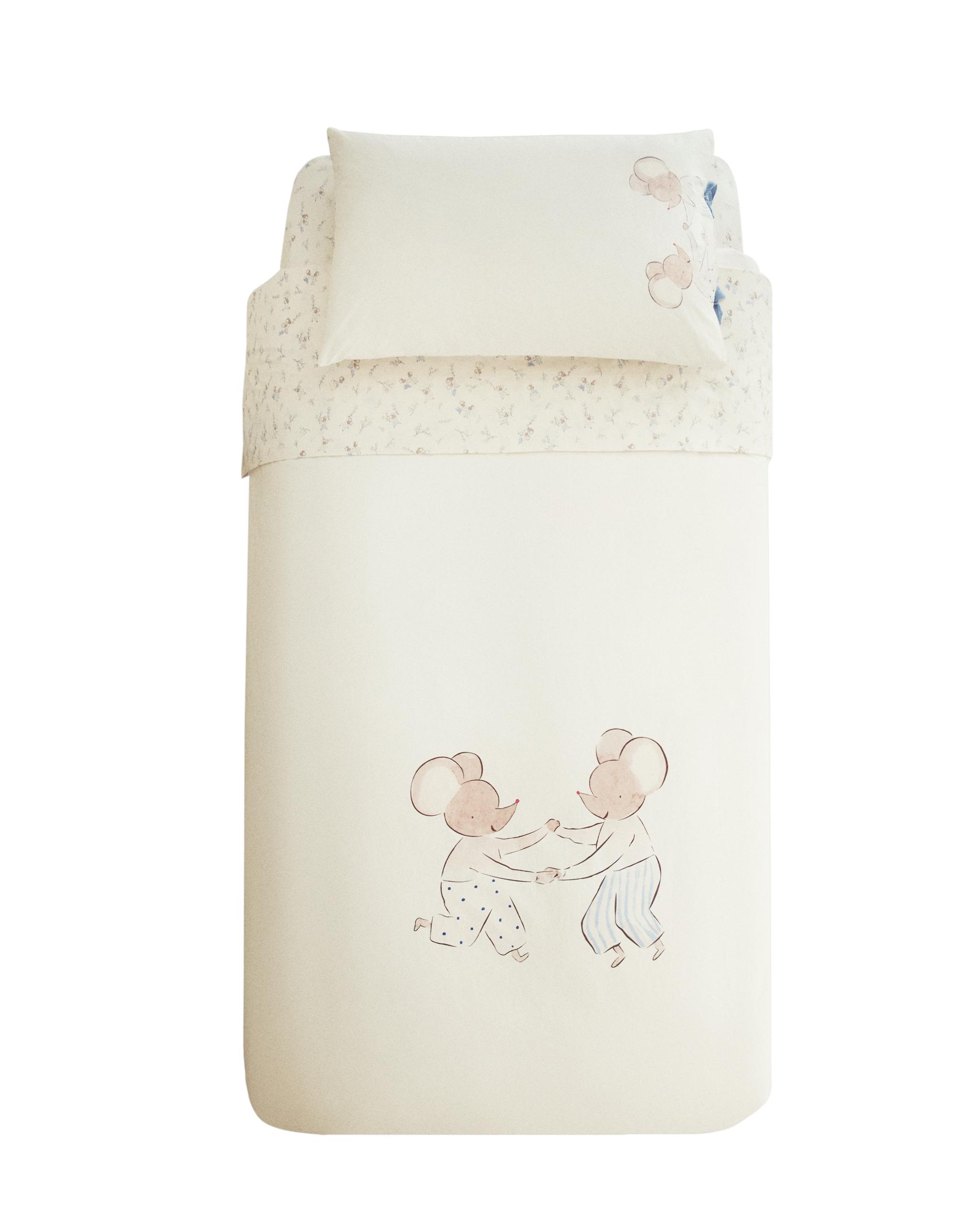 ２枚セット ZARAホーム　掛布団カバー キッズ マウス 掛け布団カバー | Zara Home 日本/Japan