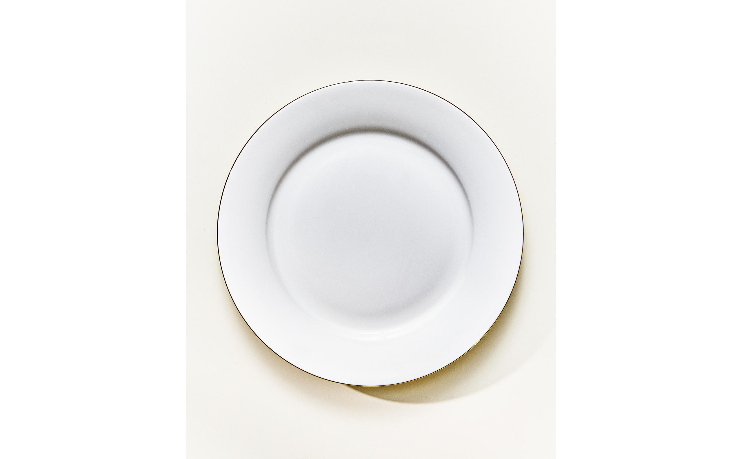 RIMMED BONE CHINA DESSERT PLATE product thumbnail 6