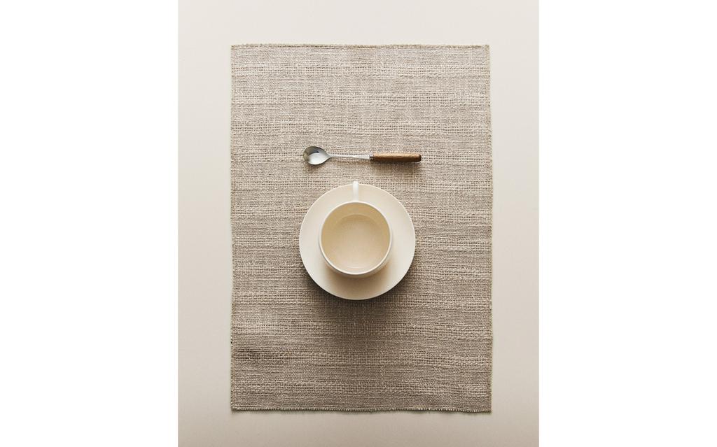 مفرش كتان مُحبب