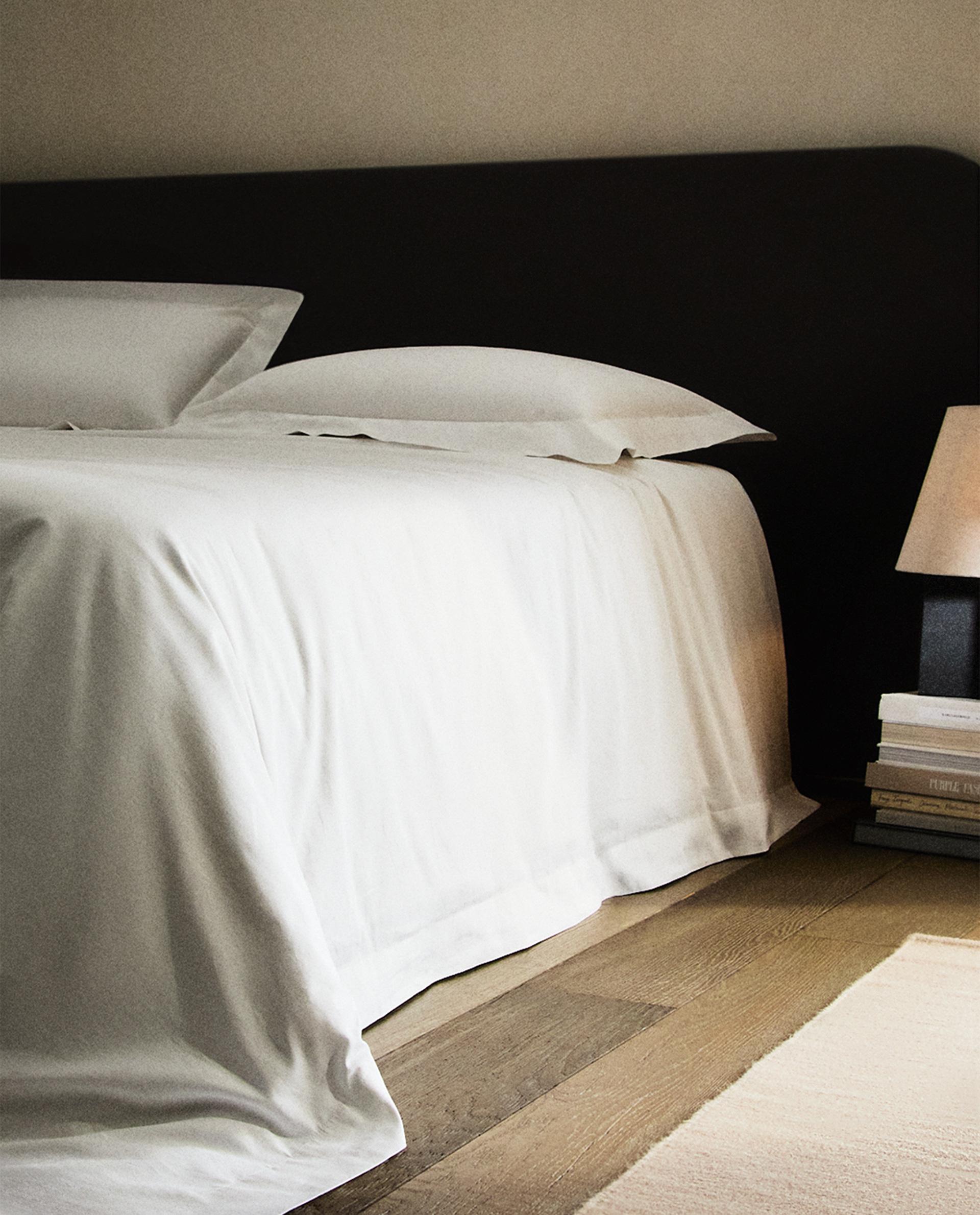 厚地 コットンサテン シーツセット（300スレッド） | Zara Home 日本/Japan