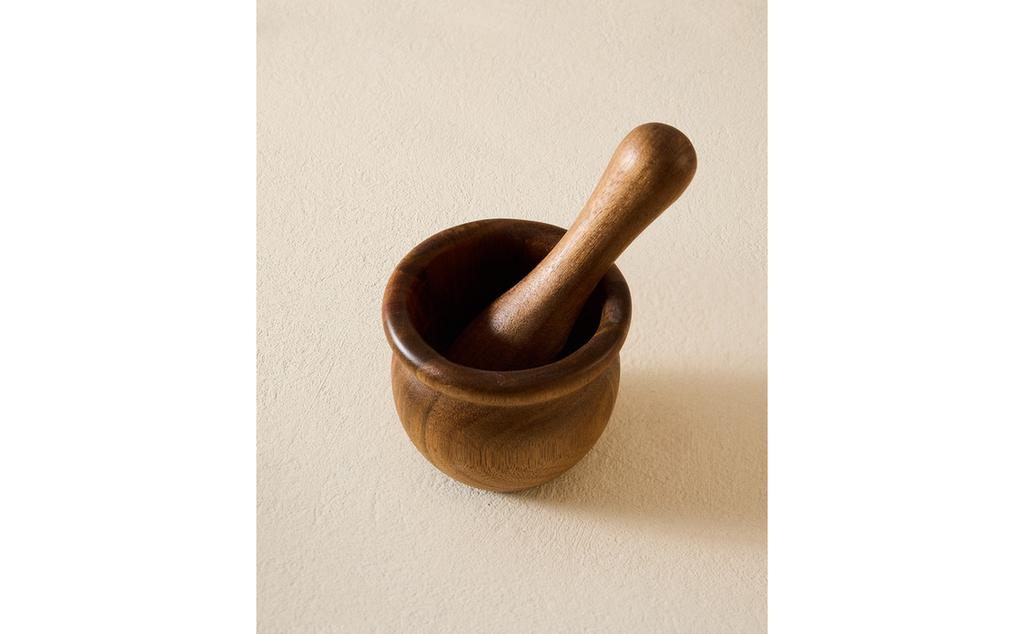 MORTERO MADERA ACACIA