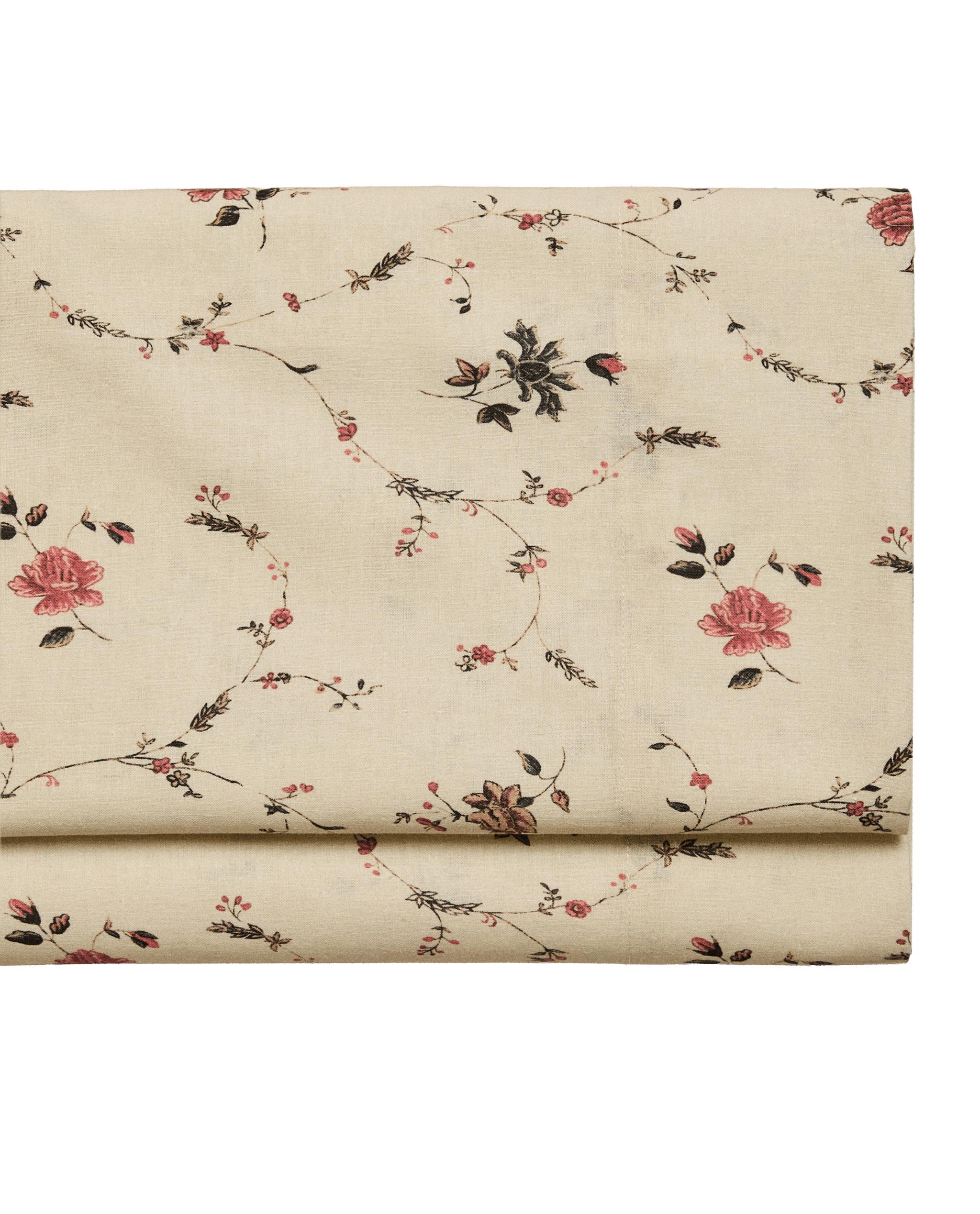 FLORAL PRINT LINEN AND COTTON FLAT SHEET | KATHARINE POLE product thumbnail 5