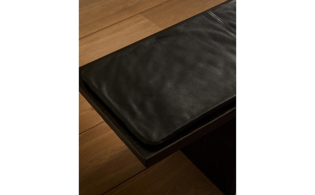 LEATHER BENCH CUSHION