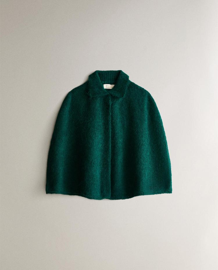 키즈 LIMONCELLA 알파카 케이프 X THE ANIMALS OBSERVATORY 키즈 LIMONCELLA 알파카 케이프 X THE ANIMALS OBSERVATORY