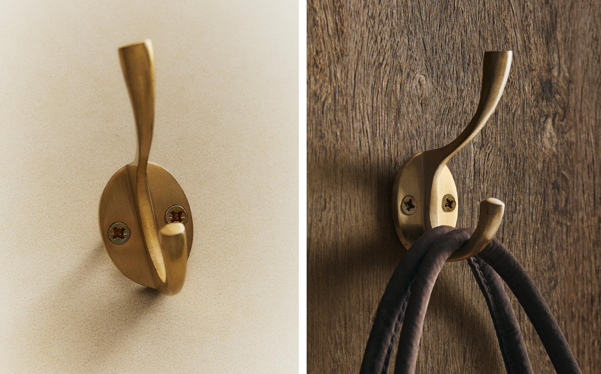 Ropa Zara Perchas Doradas Zara Home COLGADOR METÁLICO DORADO Zara