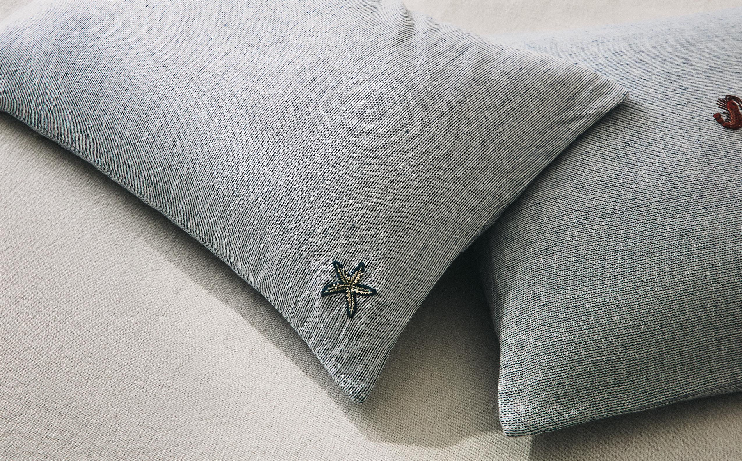 新品】ZARA HOME ザラホーム デコ刺繍クッションカバー 3つセット