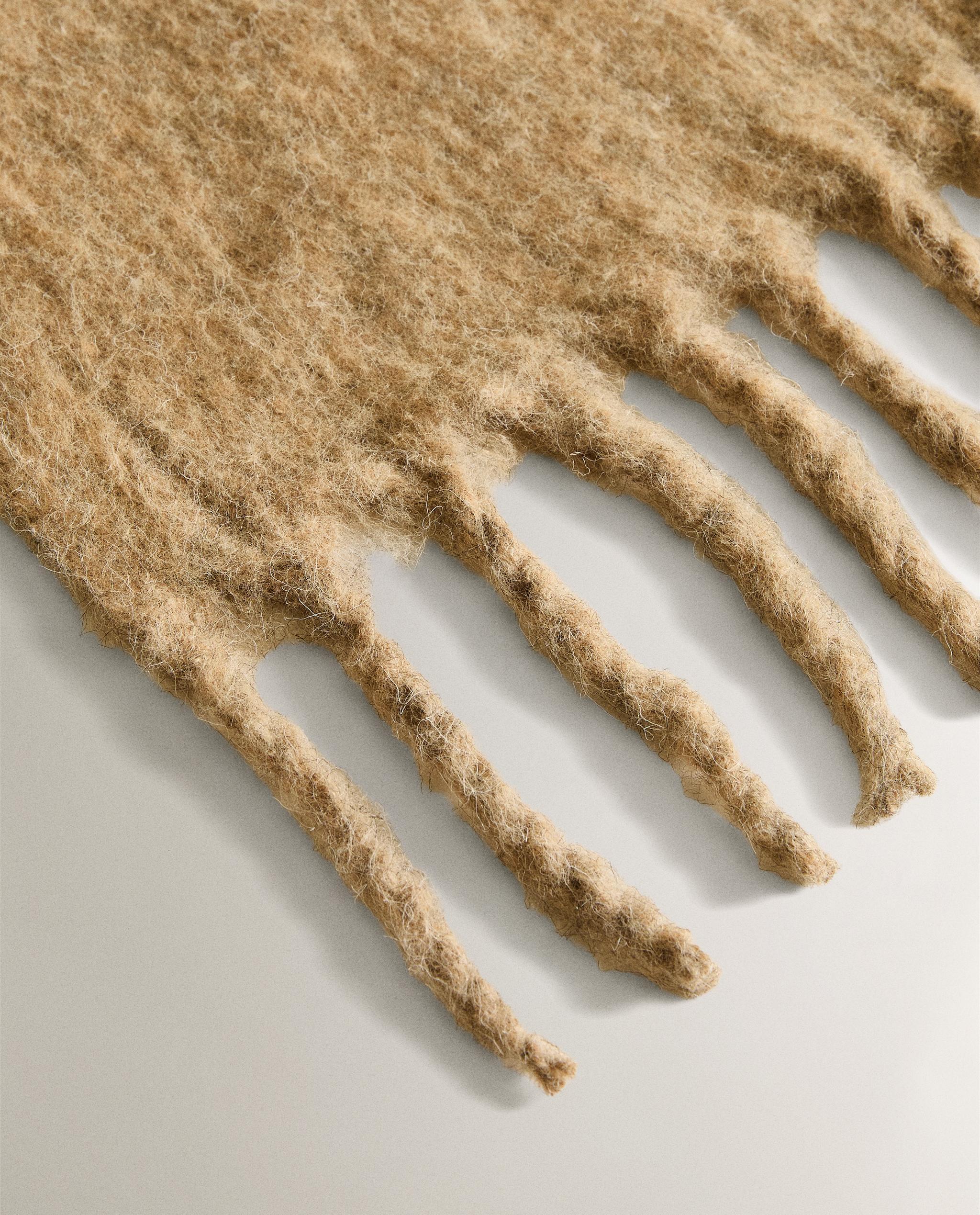 FRINGED SOFT BLANKET | Zara Home Canada