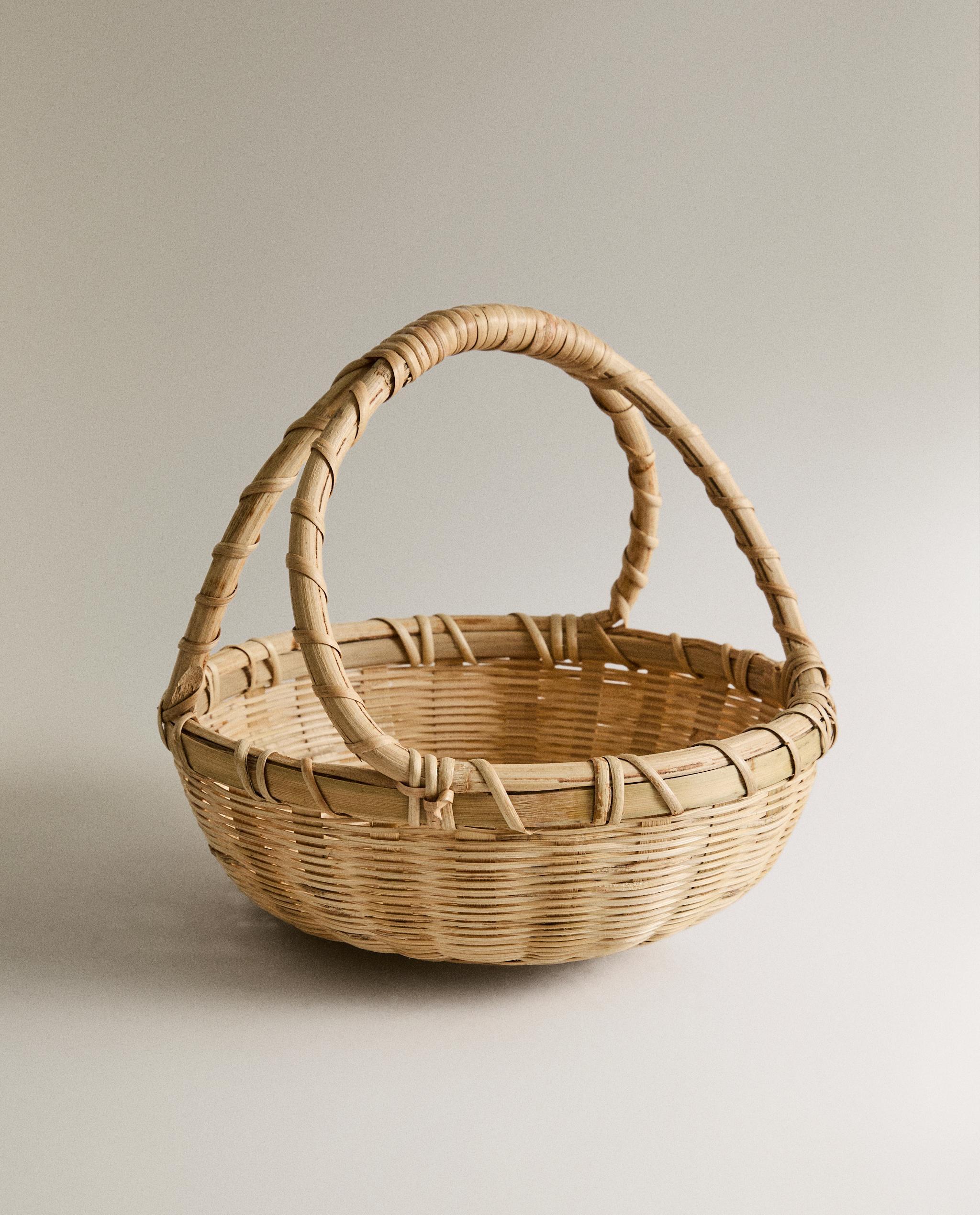 DOUBLE HANDLE BAMBOO BASKET product thumbnail 5