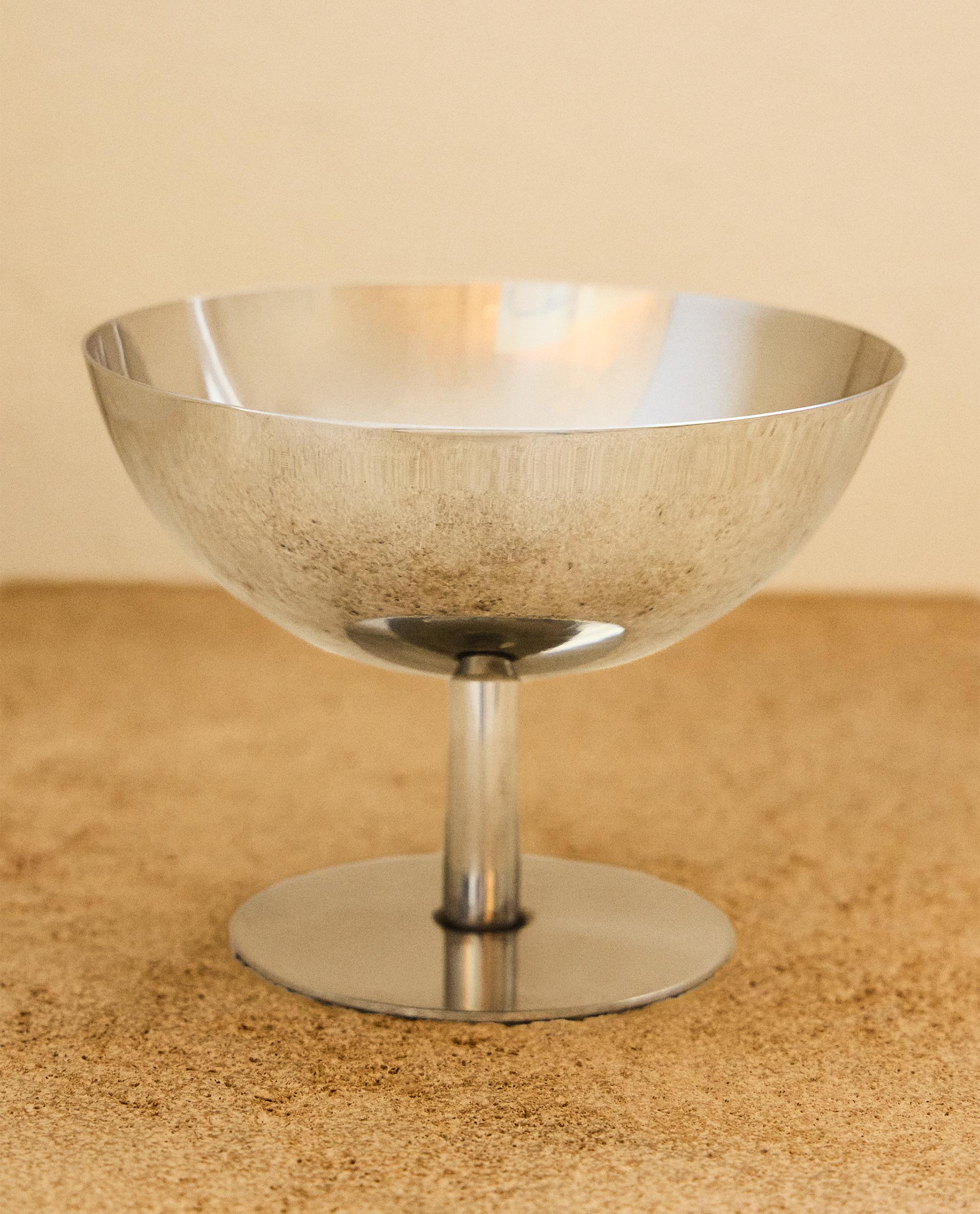 SHINY METAL ICE-CREAM CUP