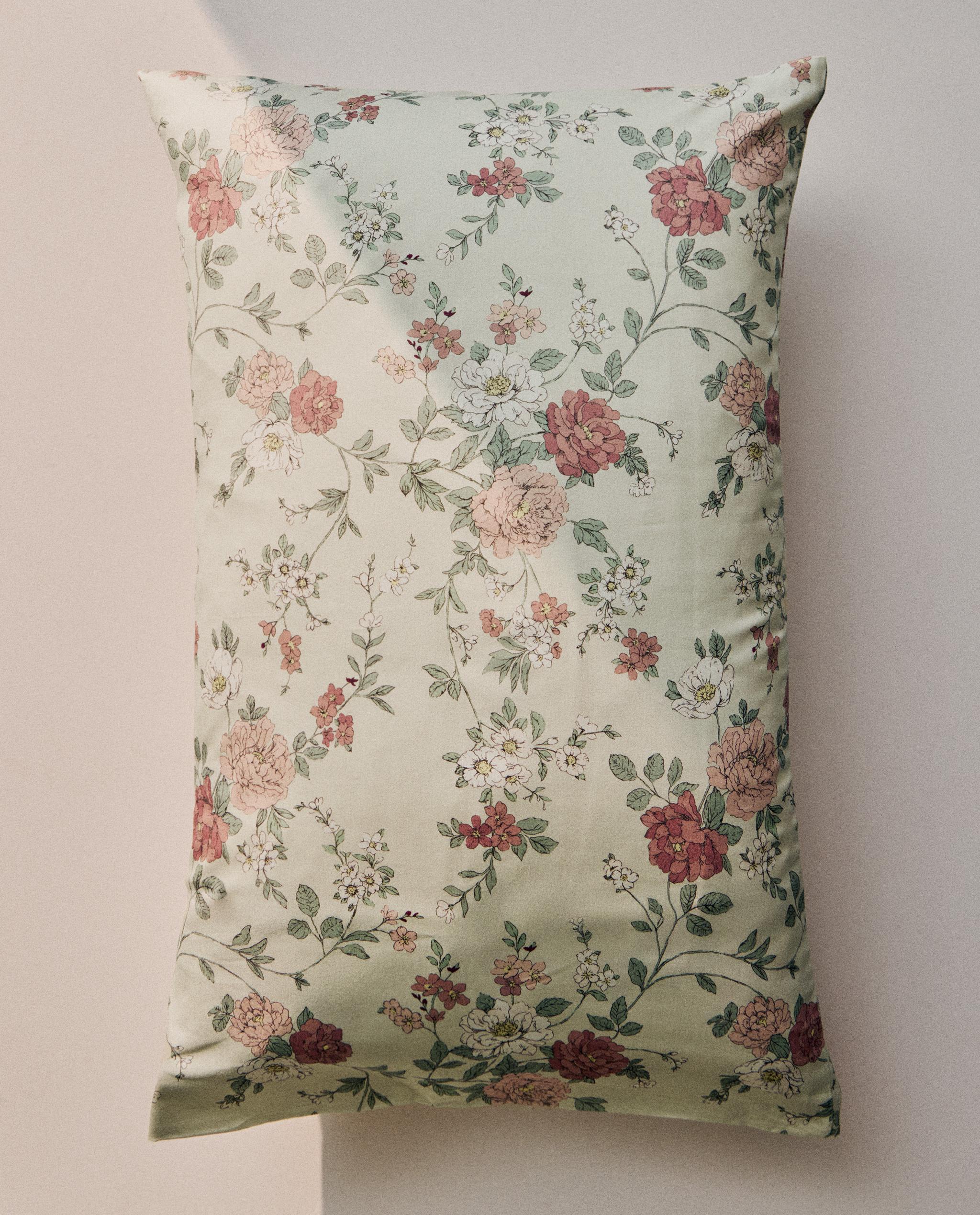 PEONY PRINT SATEEN PILLOWCASE product thumbnail 8