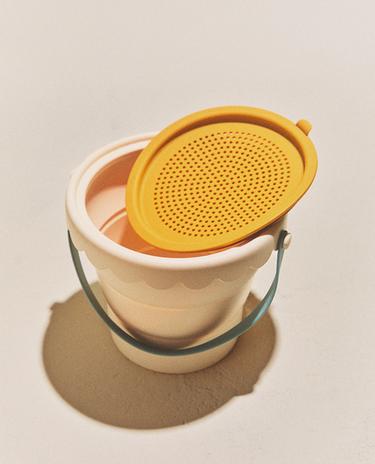 KIDS' SILICONE BEACH BUCKET TOY