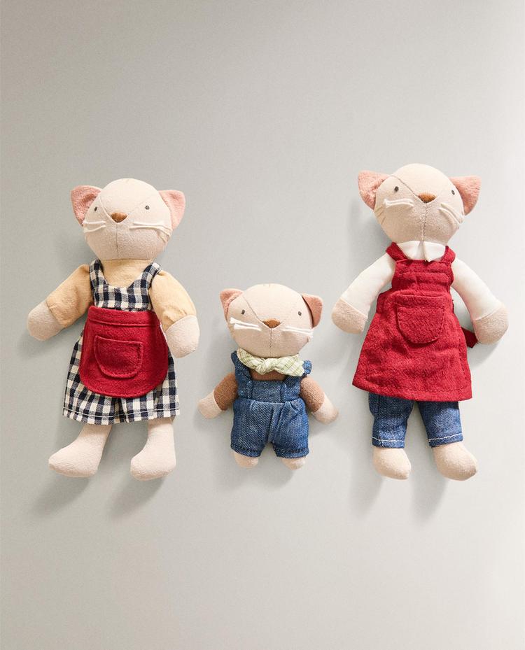 SET KINDER-PLÜSCHTIERE KATZENFAMILIE (3ER-SET) SET KINDER-PLÜSCHTIERE KATZENFAMILIE (3ER-SET)