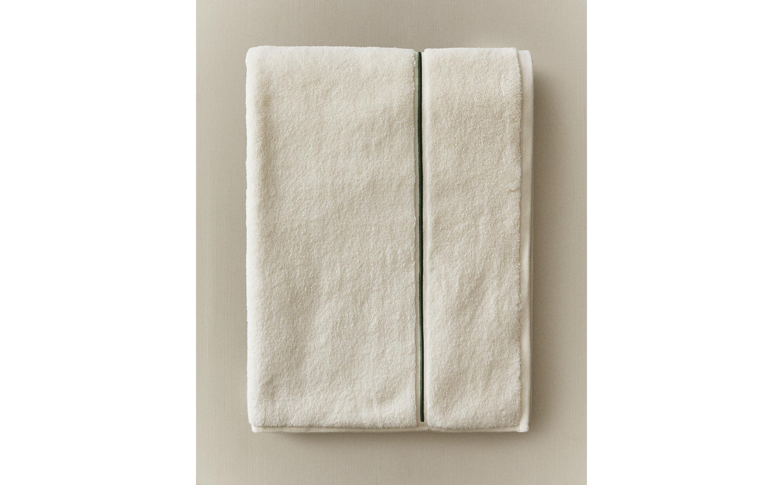 EMBROIDERED TRIM BATH TOWEL product thumbnail 8