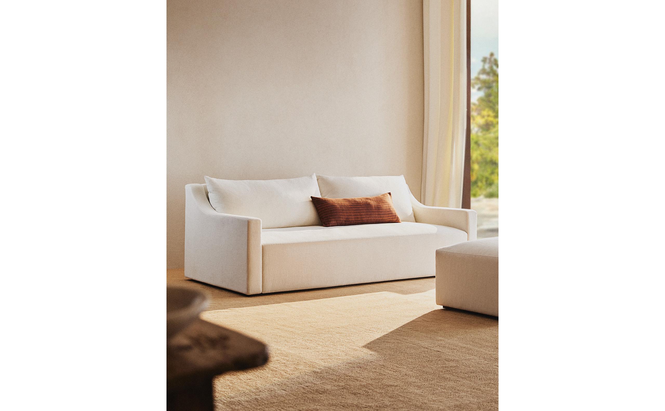 WASHED LINEN SOFA