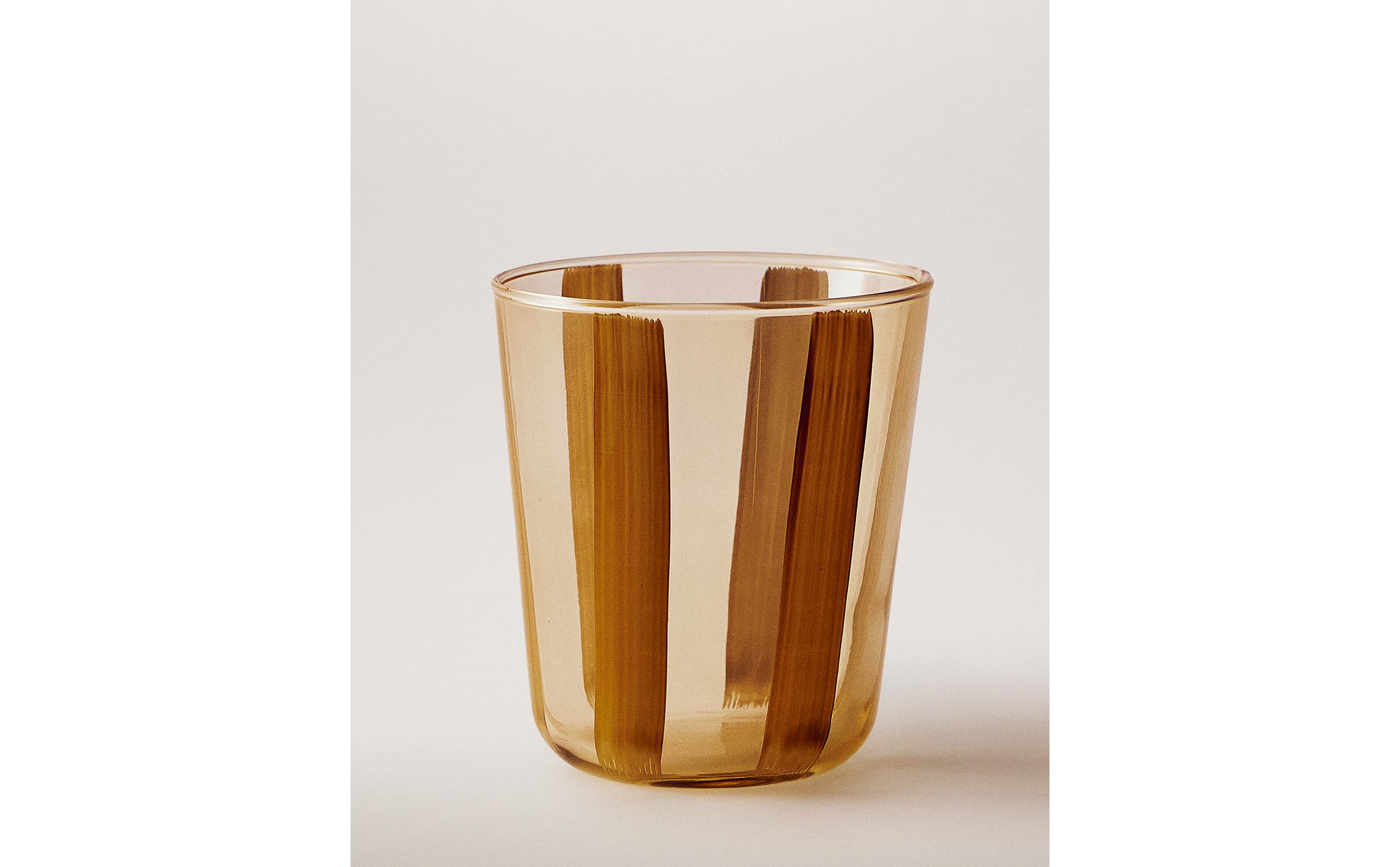 GLASS TUMBLER WITH LINE DESIGN product thumbnail 9