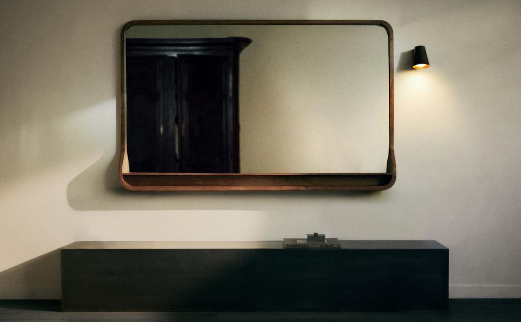 Zara Home Wooden shelf mirrored