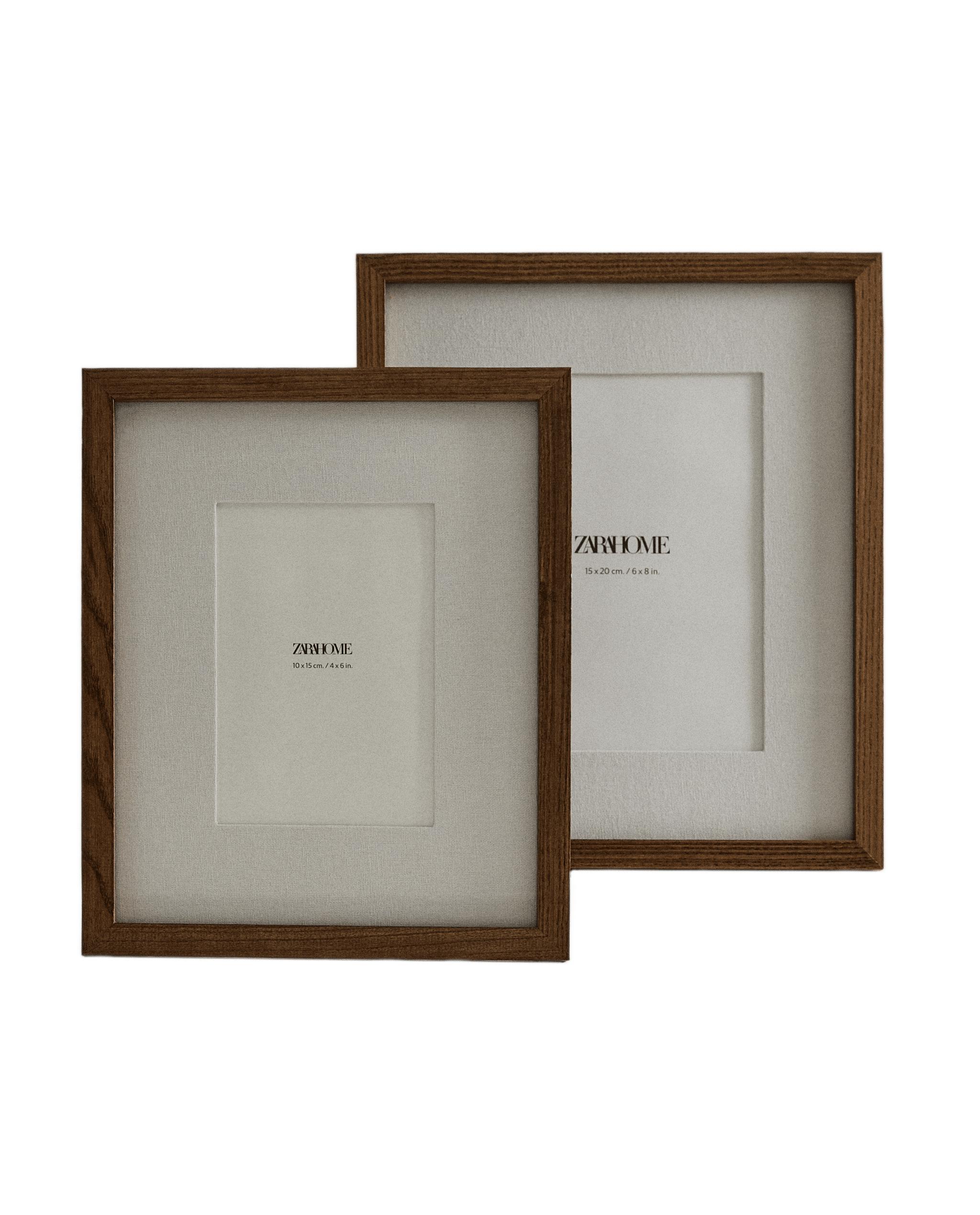 WOODEN AND LINEN PHOTO FRAME product thumbnail 3