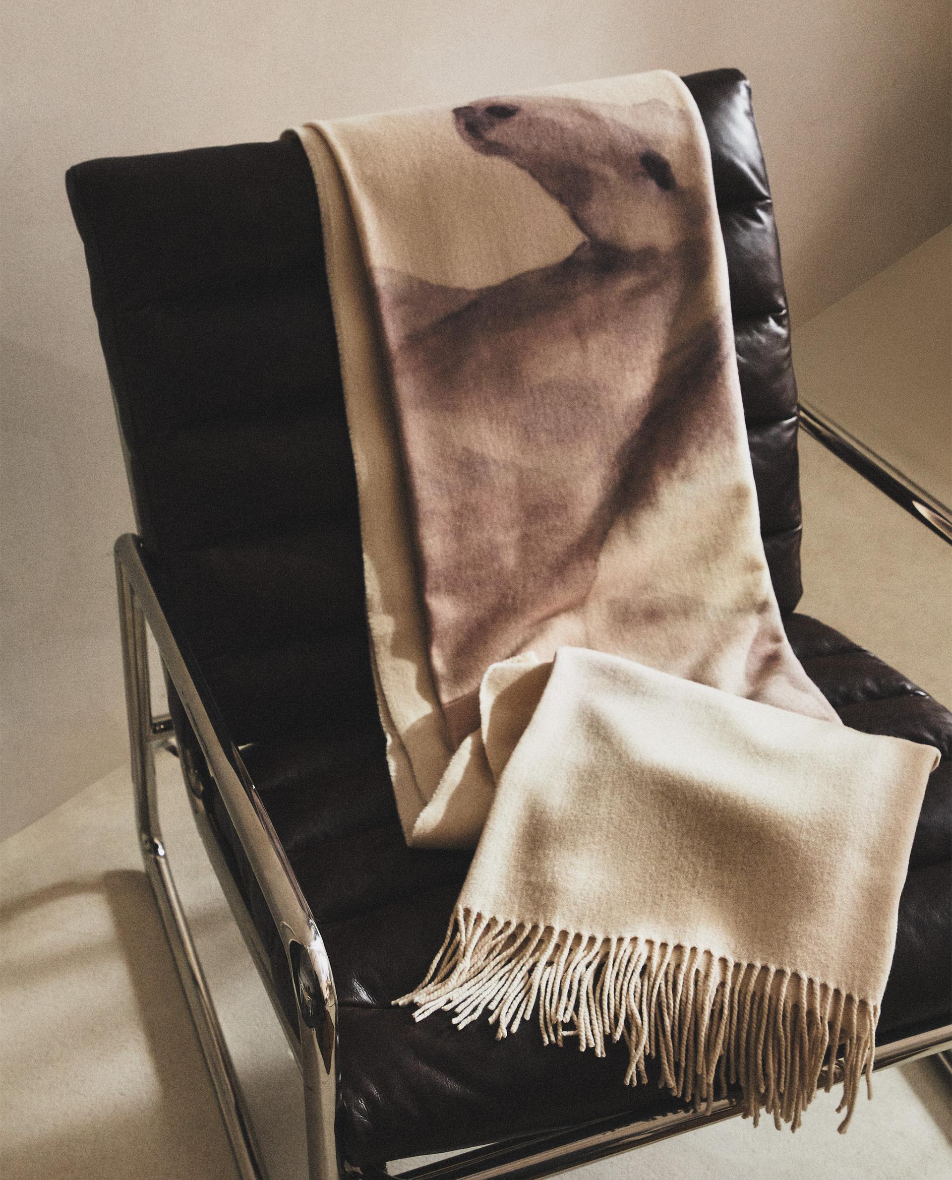 FRINGED WOOL THROW product thumbnail 10