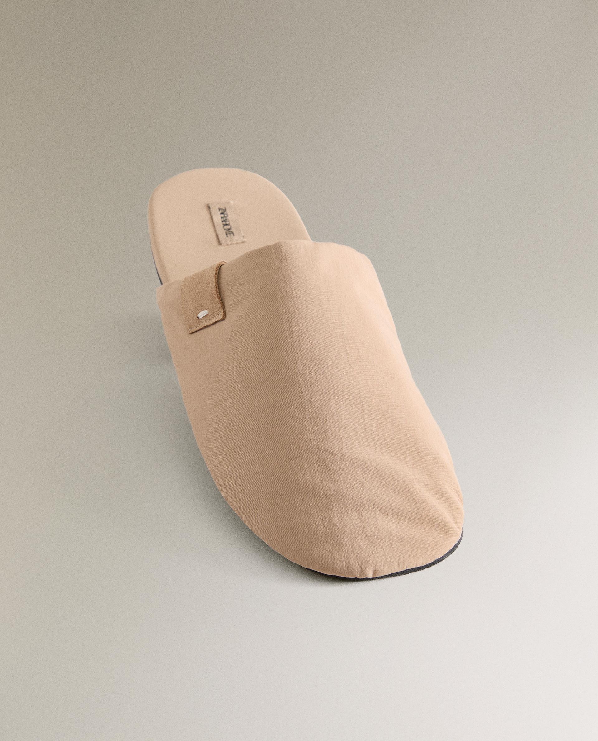 【SCENERITY】Mulle slippers Women's Slip-On Logo Fabric Birken Mule Slippers Shoes