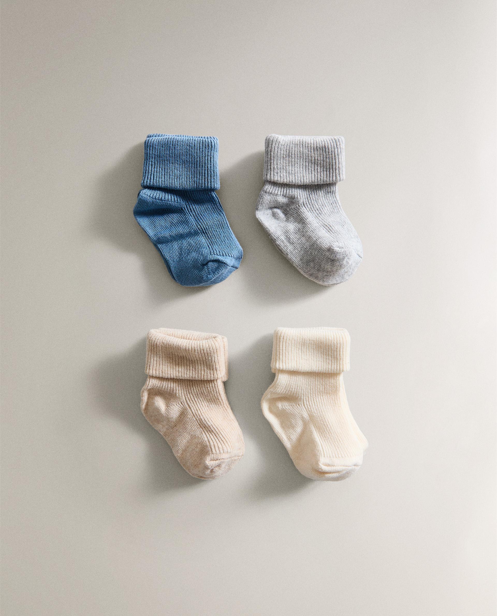 MULTICOLORED BABY SOCKS (SET OF 4) | Zara Home United States