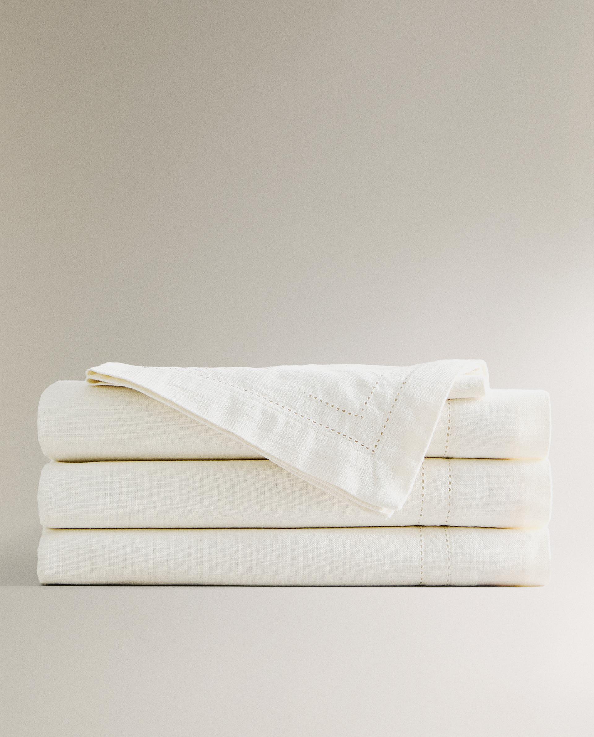 HEMSTITCHED COTTON TABLECLOTH product thumbnail 18