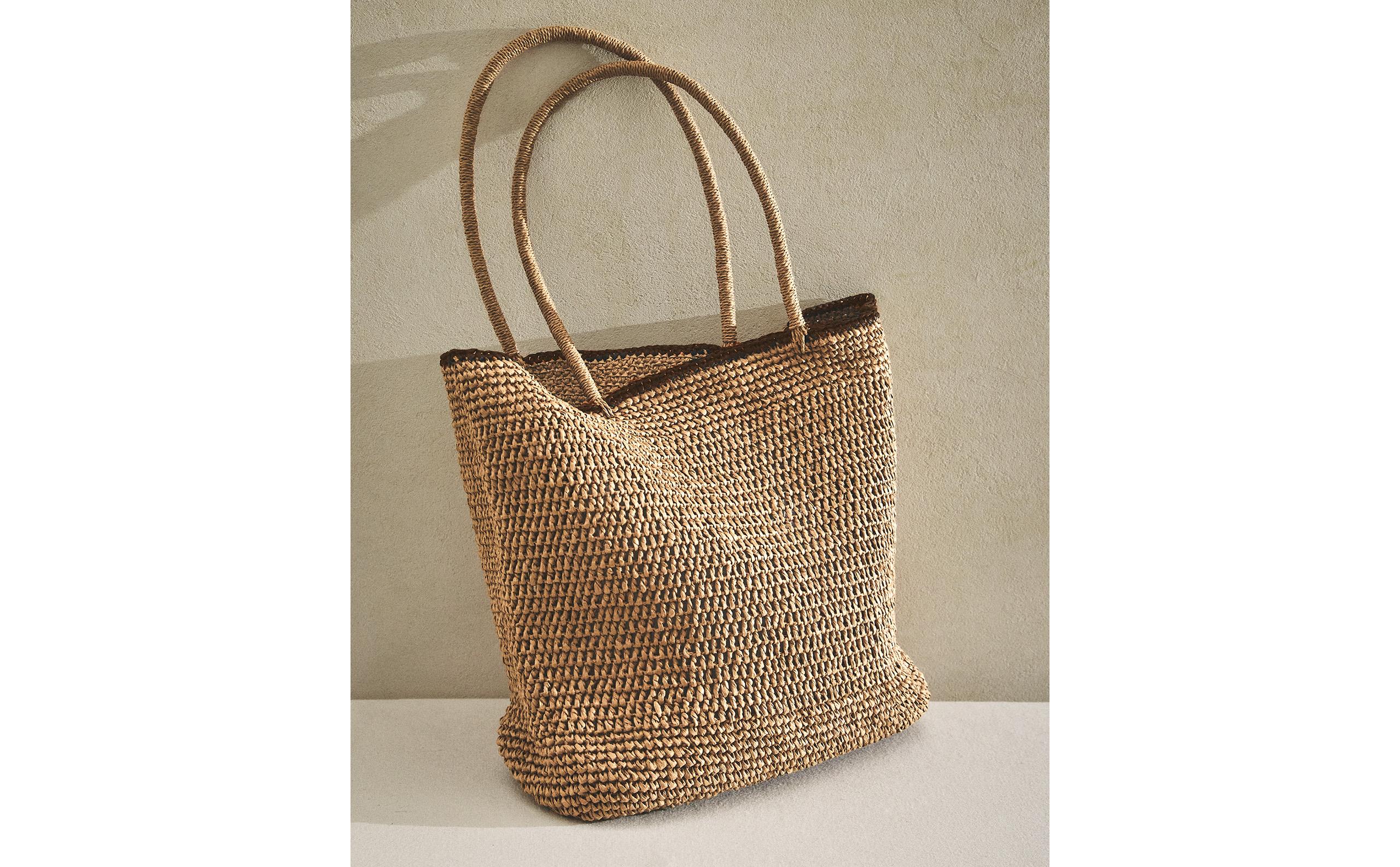 SAC PAPIER LISERÉ PLAGE Zara Home Canada