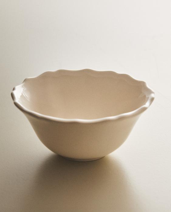 EARTHENWARE SNACK BOWL