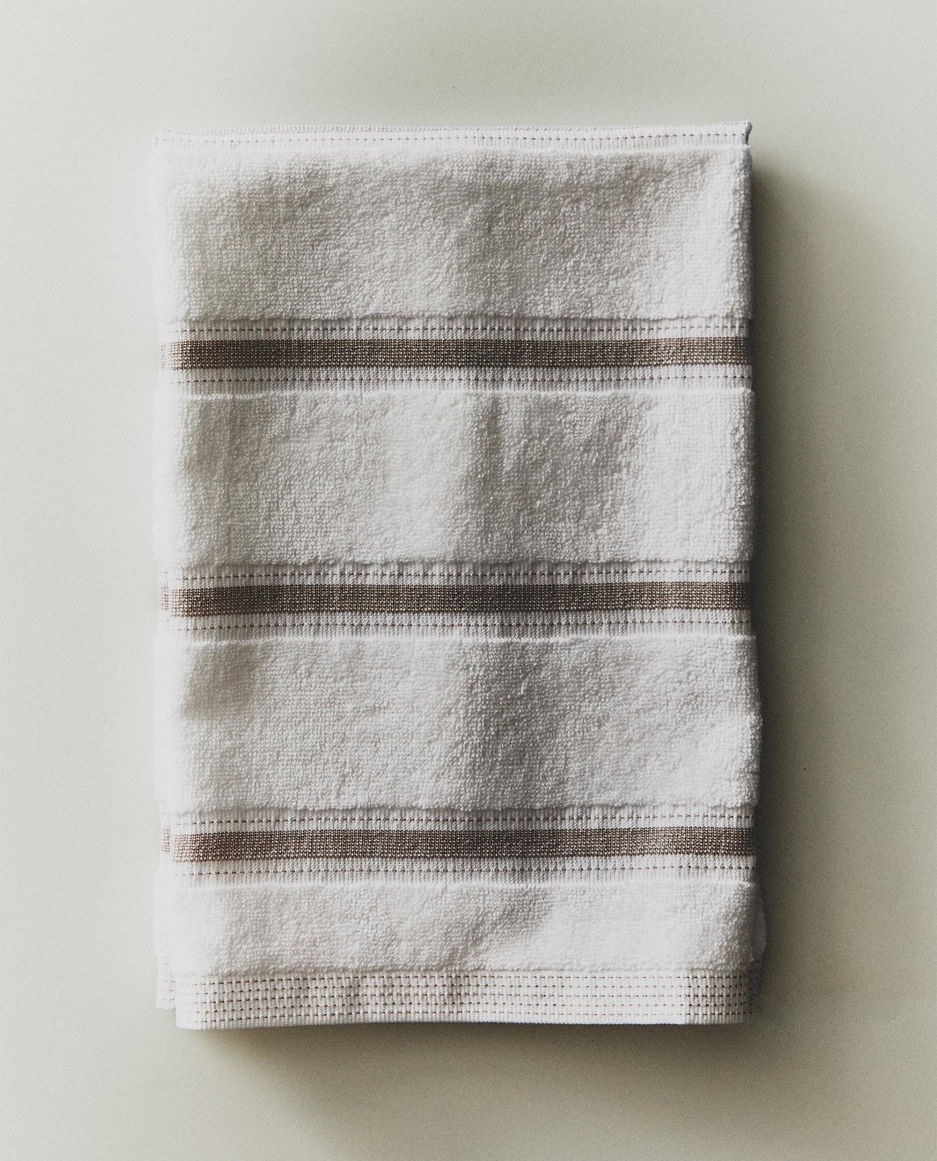 STRIPED COTTON TERRY TEA TOWEL product thumbnail 16