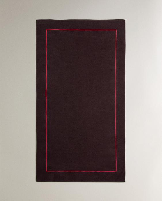 UNIFARBENES STRANDHANDTUCH MIT RAND UNIFARBENES STRANDHANDTUCH MIT RAND