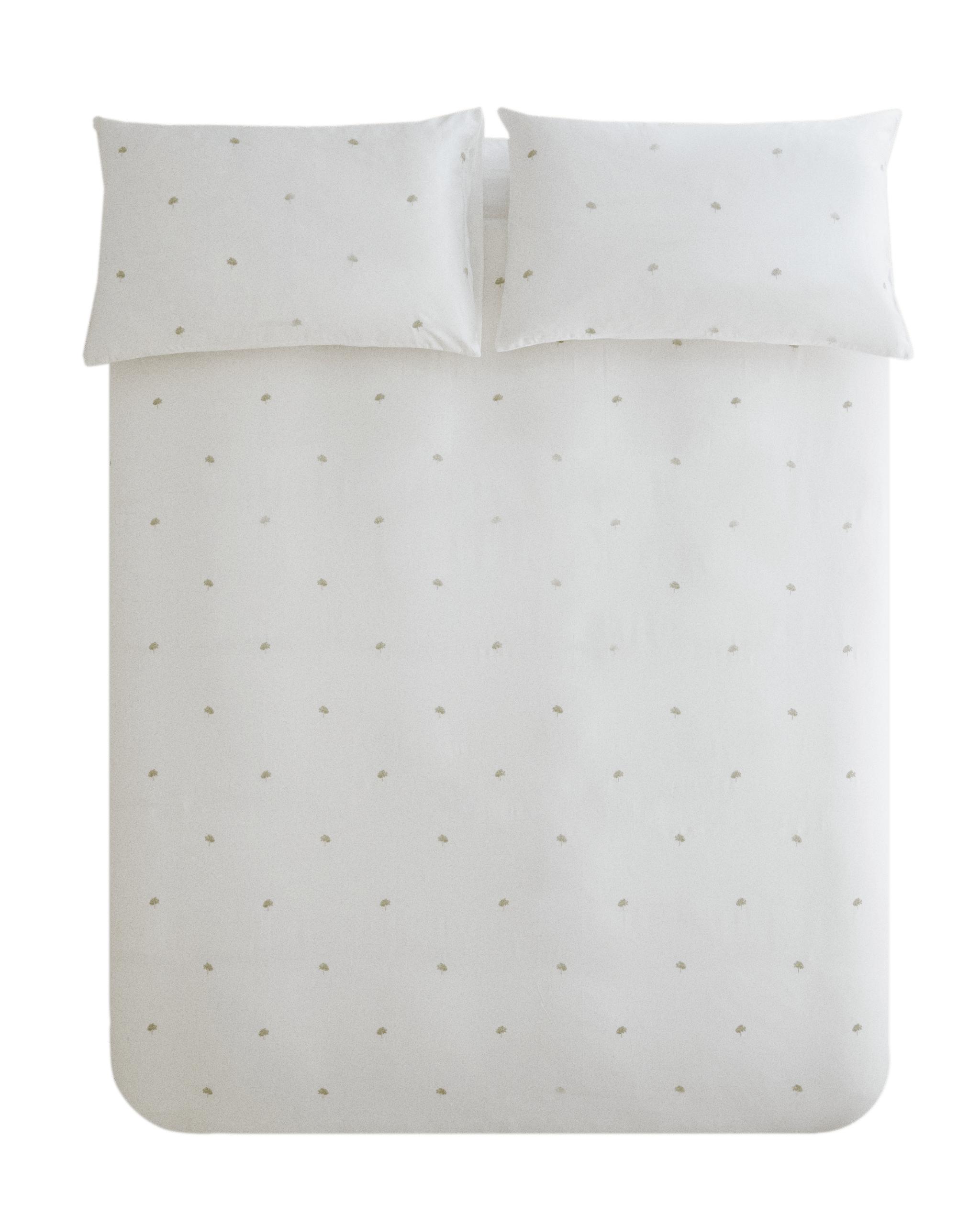 DUVET COVER WITH EMBROIDERED TREES product thumbnail 6
