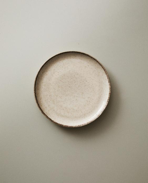 PLATO DE PAN PORCELANA FILO ENVEJECIDO