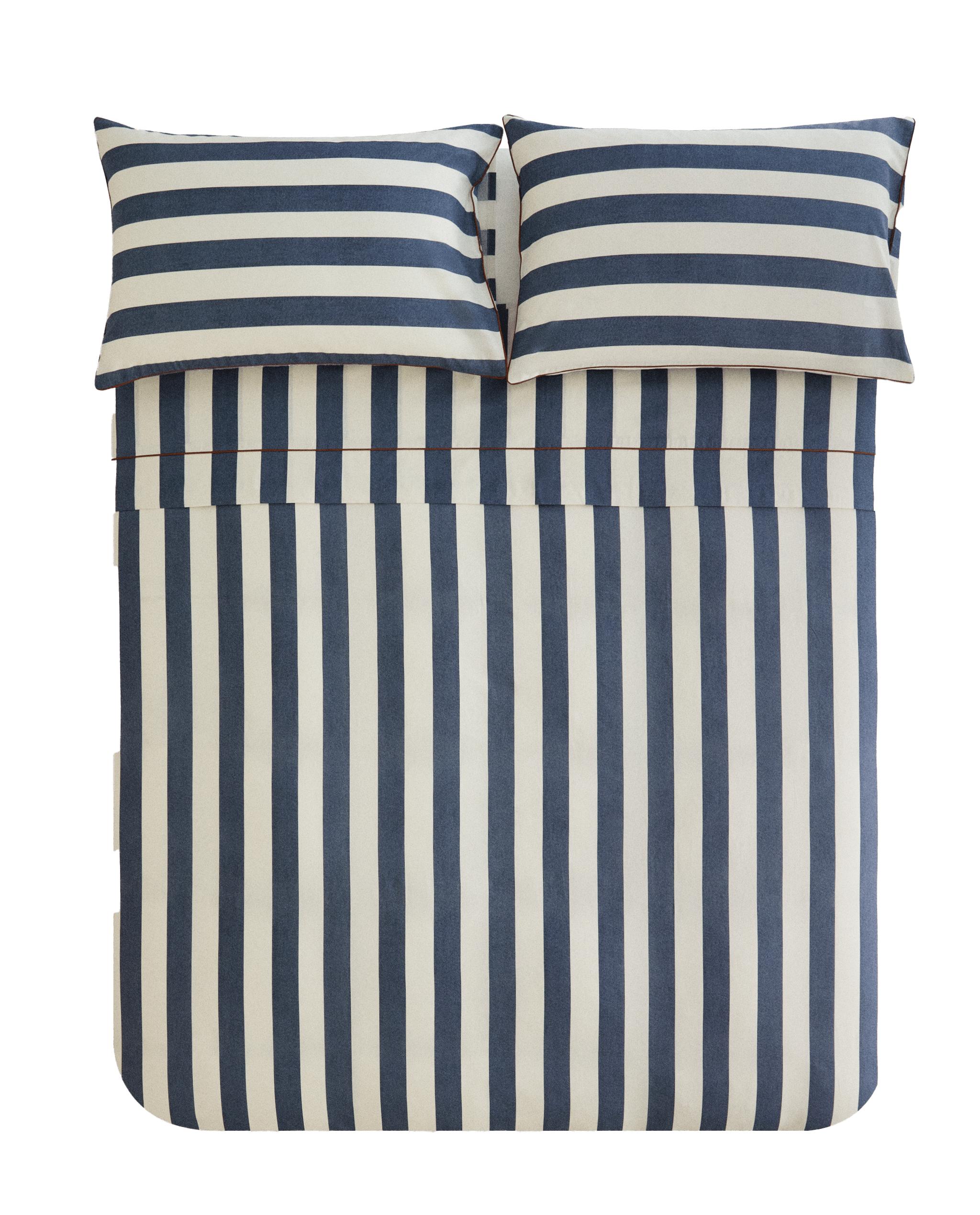 STRIPED WASHED COTTON DUVET COVER product thumbnail 8