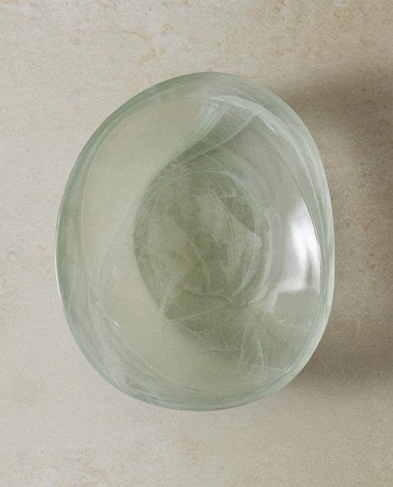 PORTE-SAVON SALLE DE BAIN VERRE VERT DÉGRADÉ PORTE-SAVON SALLE DE BAIN VERRE VERT DÉGRADÉ