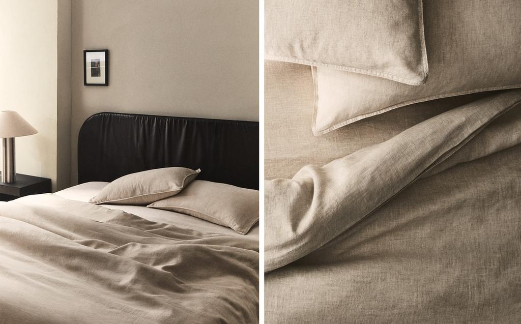 BETTBEZUG LEINEN GEWASCHEN (160 GxM²)