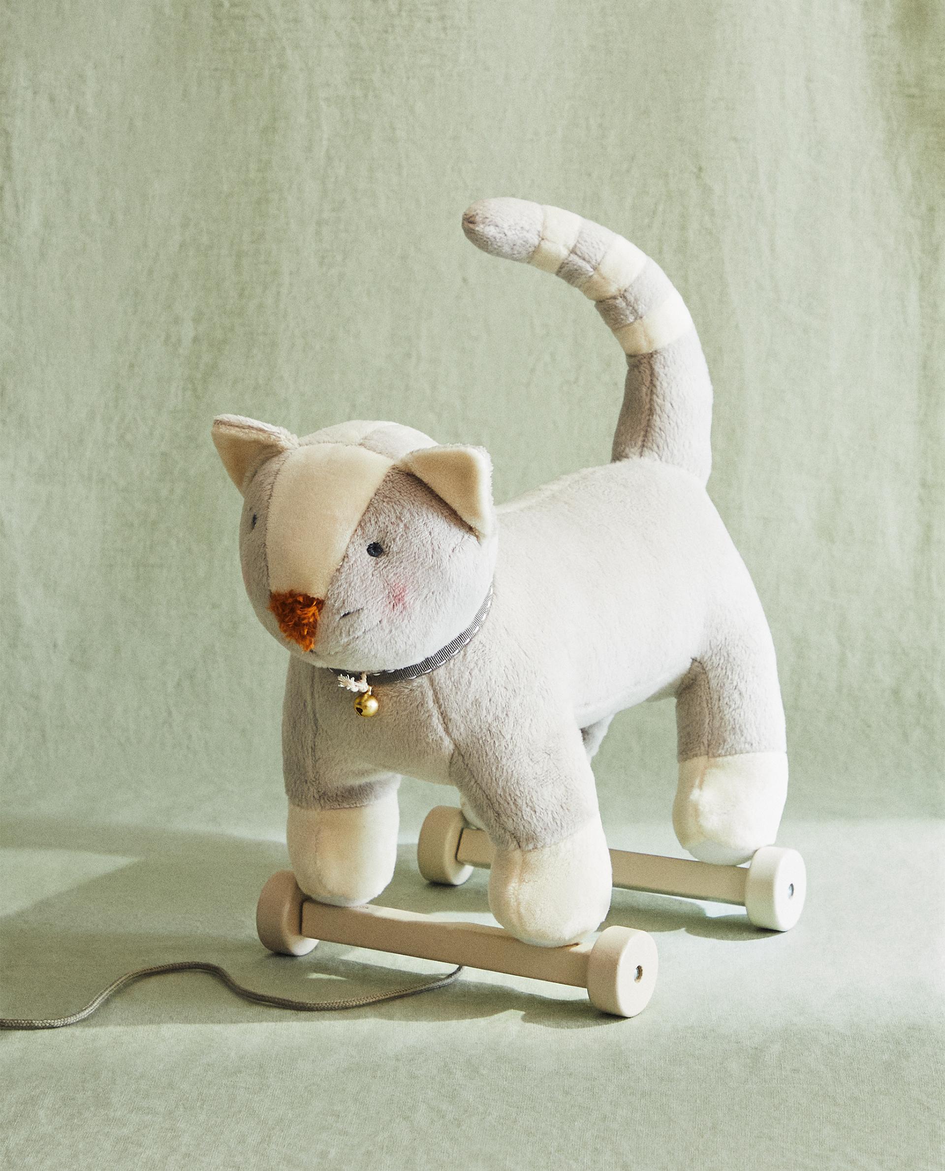 PELUCHE ENFANT CHAT ROULETTES