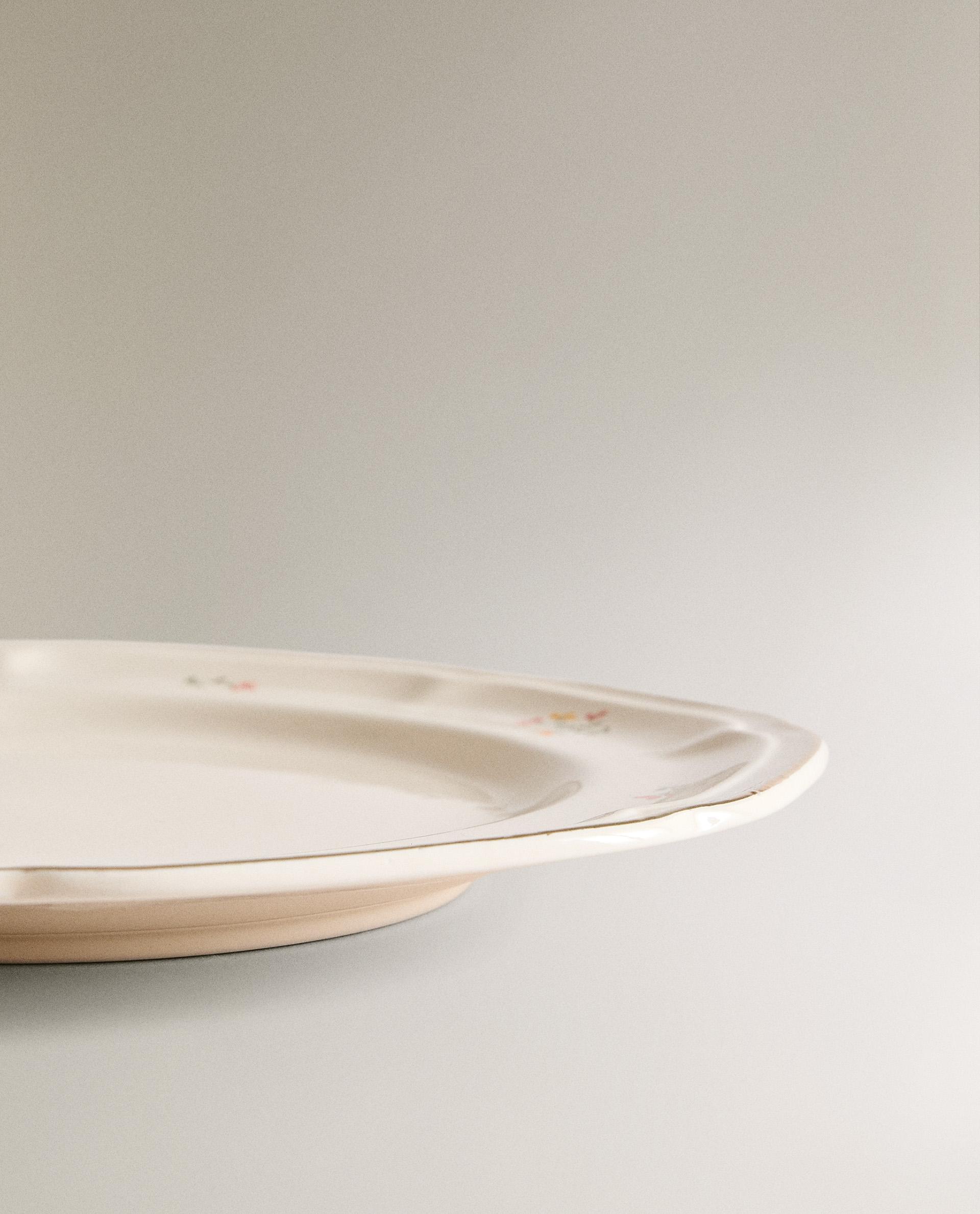 FLORAL PORCELAIN DINNER PLATE product thumbnail 4