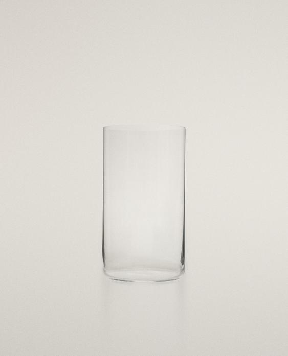 GERADES ERFRISCHUNGSGETRÄNKEGLAS AUS KRISTALLGLAS GERADES ERFRISCHUNGSGETRÄNKEGLAS AUS KRISTALLGLAS