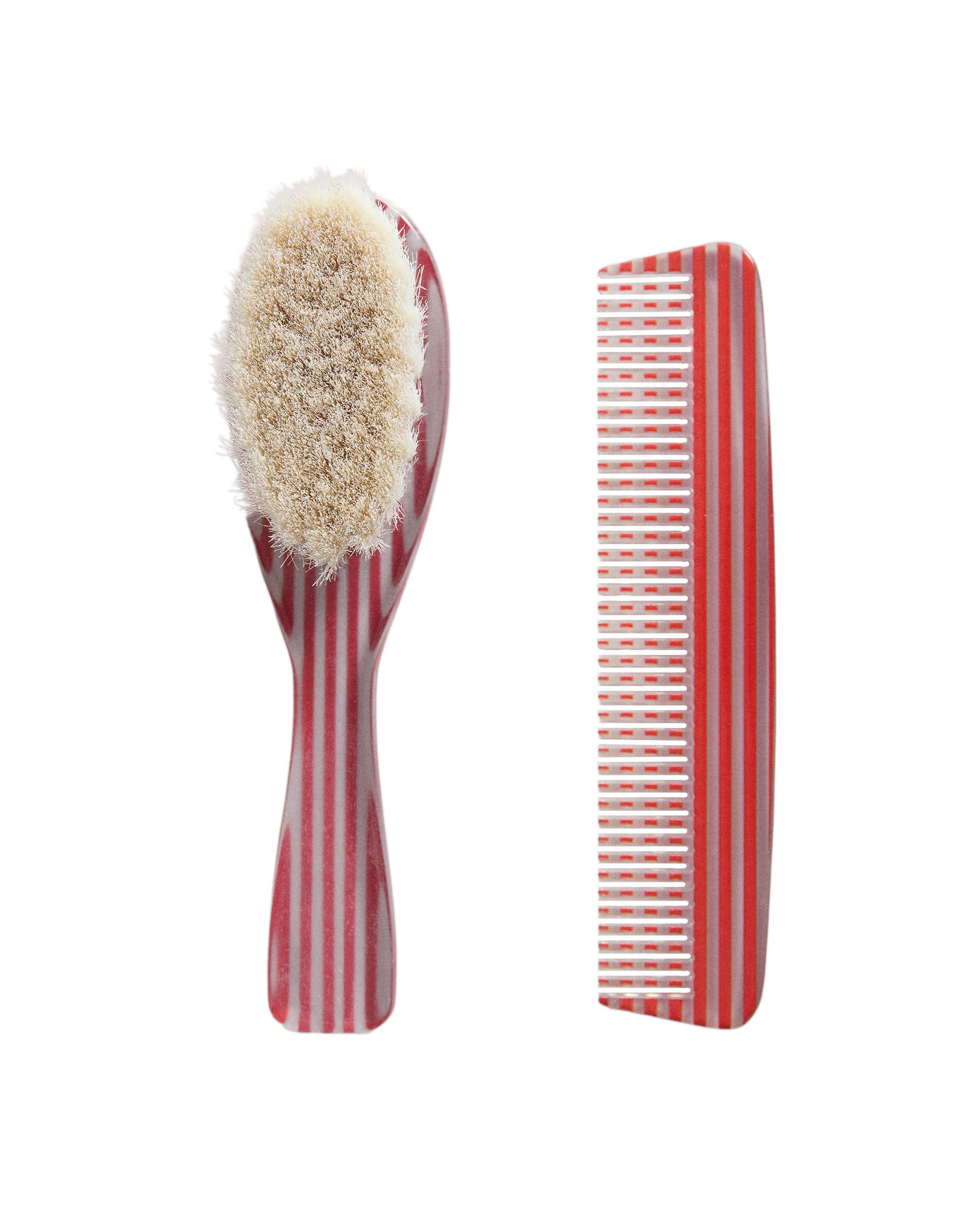 STRIPED BABY BRUSH AND COMB SET product thumbnail 7