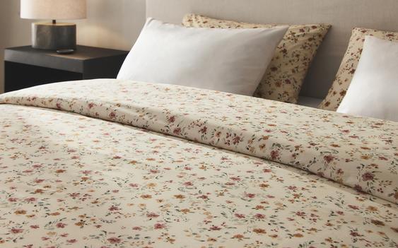FUNDA NÓRDICA ALGODÓN PERCAL FLORAL (200 HILOS)