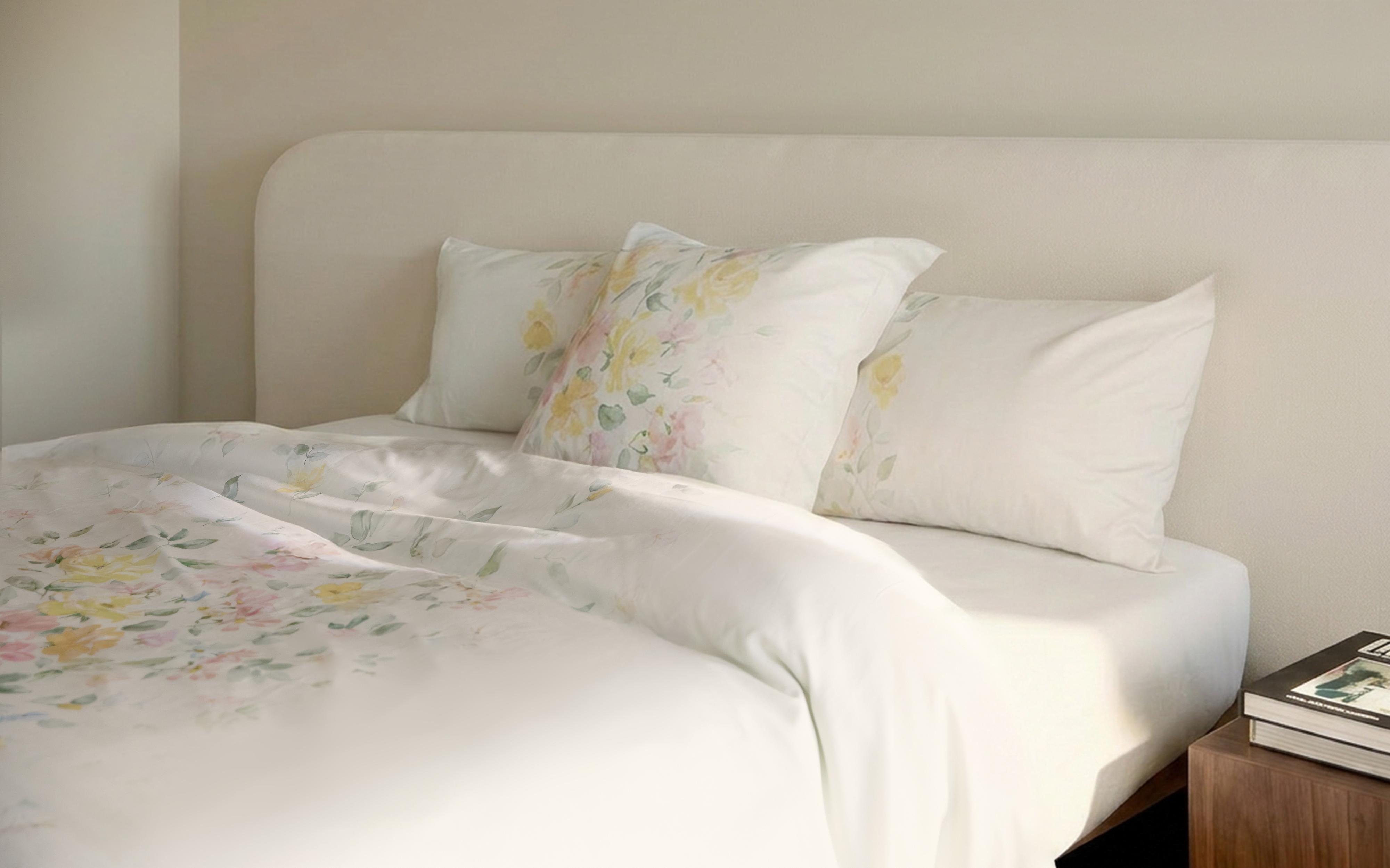 WATERCOLOUR FLOWER DUVET COVER product thumbnail 7