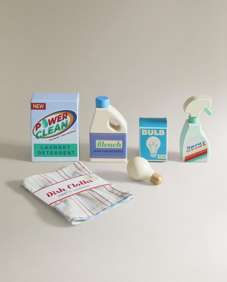 KIDS' TOY CLEANING AND HOME SET