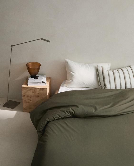 PERCALE DUVET COVER (300 THREAD COUNT)