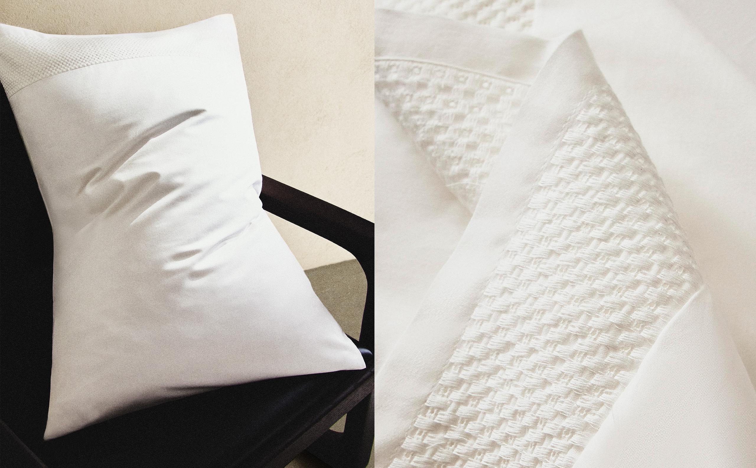 BORDERED SATEEN PILLOWCASE